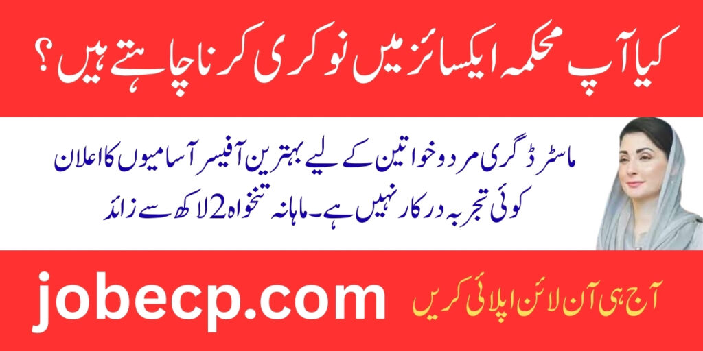 PPSC Assistant Jobs 2025 in Excise